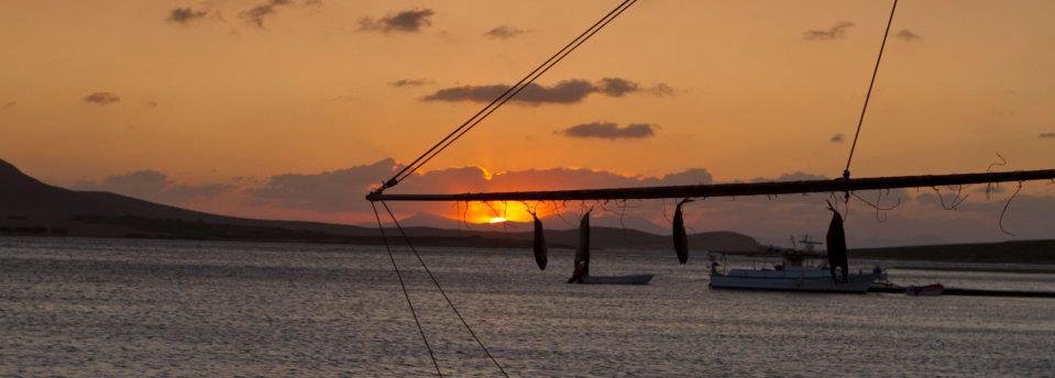 Sonnenuntergang vor Antiparos.   Fotoschlumpfs Abenteuer!