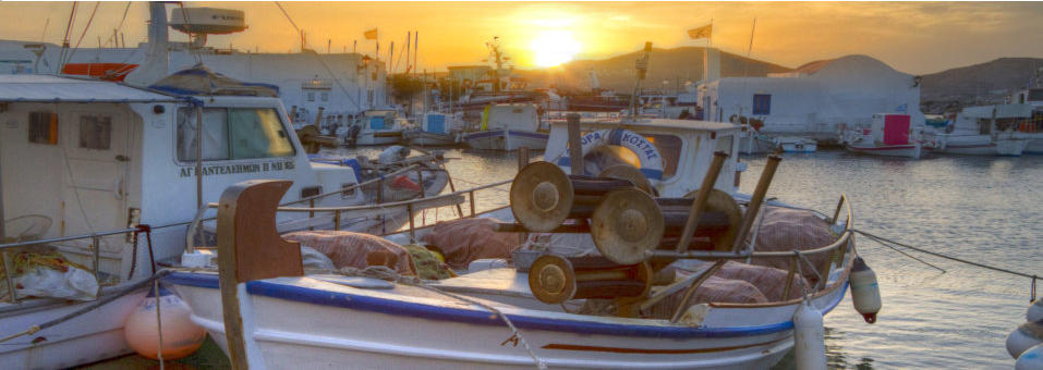 Sonnenuntergang auf Paros.   Fotoschlumpfs Abenteuer!