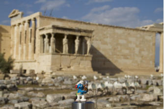 auf der Akropolis  Fotoschlumpfs Abenteuerreisen