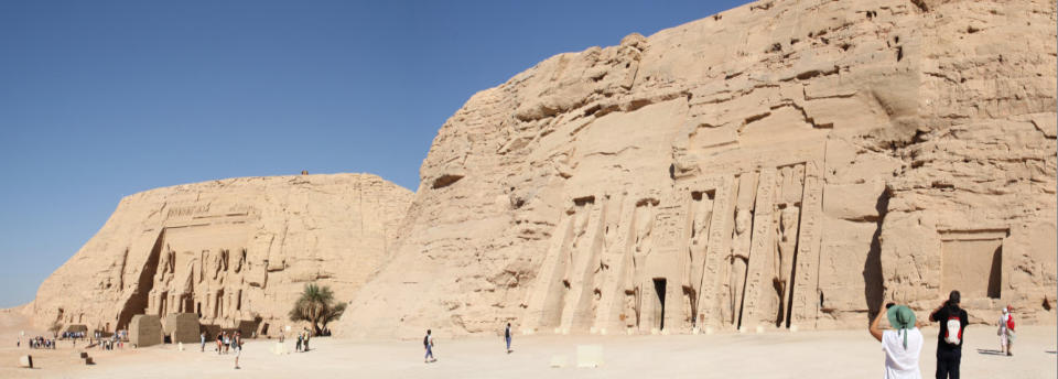 Ein Teil des UNESCO Weltkulturerbes. Abu Simbel by Fotoschlumpfs Abenteuerreisen.